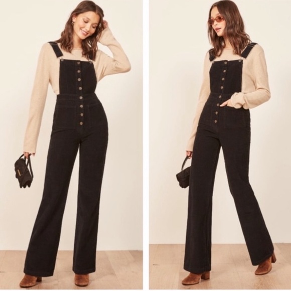 Reformation Denim - NEW REFORMATION Cassidy Corduroy Wide Leg Overall